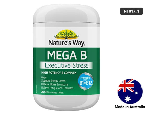 Natures Way MEGA B Executive Stress 200 Tablets in Sri Lanka